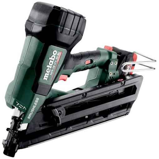 Metabo 612090800 akumulátorová hřebíkovačka, bezkartáčové, vč. 2x aku, kufřík, vč. nabíječky