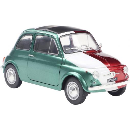 Solido model osobního automobilu Fiat 500 TRIBUTE TO ITALIA 1965 hotový model Model osobního automobilu