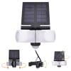 Solight LED solární osvětlení se senzorem, 8W, 600lm, Li-on, černá - WO772