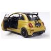 Solido model osobního automobilu Fiat F595 ABARTH SOLIDO WORKS, ŽLUTÁ hotový model Model osobního automobilu