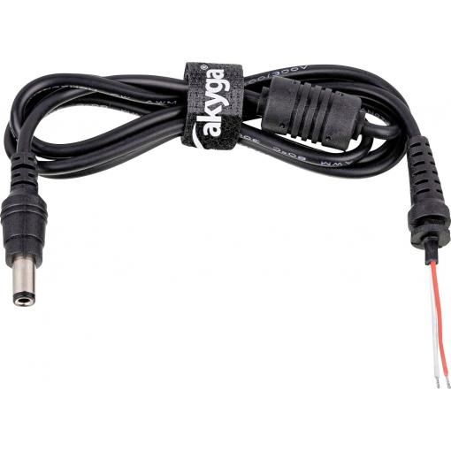 Akyga AK-SC-06 nízkonapěťový kabelový adaptér Dutá zástrčka 6,3 x 3,0 mm - kabel s otevřenými konci 6.3 mm 3.0 mm 1.2 m 1 ks Bag