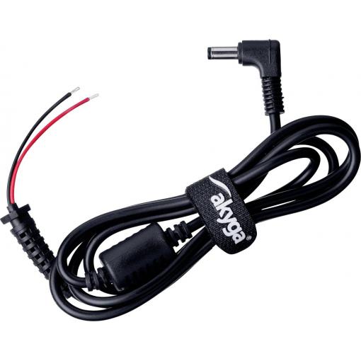 Akyga AK-SC-04 nízkonapěťový kabelový adaptér Dutá zástrčka 4,8 x 1,7 mm - kabel s otevřenými konci 4.8 mm 1.7 mm 1.2 m 1 ks Piece