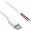 Akyga AK-SC-40 nízkonapěťový kabelový adaptér USB-C® zástrčka - kabel s otevřenými konci 1 m 1 ks