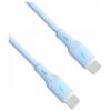 Akyga USB kabel USB 2.0 USB-C ® zástrčka, USB-C ® zástrčka 1 m modrá flexibilní provedení AK-USB-68