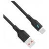 Akyga USB kabel USB 2.0 USB-A zástrčka, USB-C ® zástrčka 1 m černá silikonový AK-USB-62