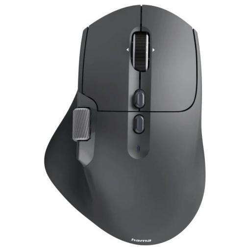 Hama WM-900 optická myš, přenos bezdrátový, 10 tlačítko, 3200 dpi, černá