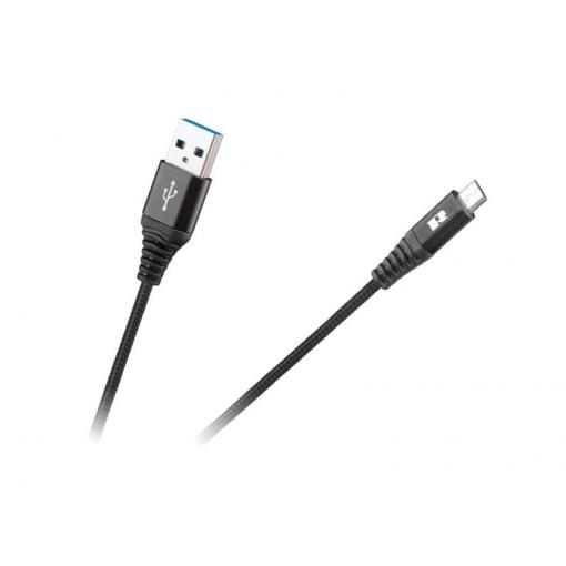 Kabel REBEL RB-6000-200-B USB/Micro USB 2m Black