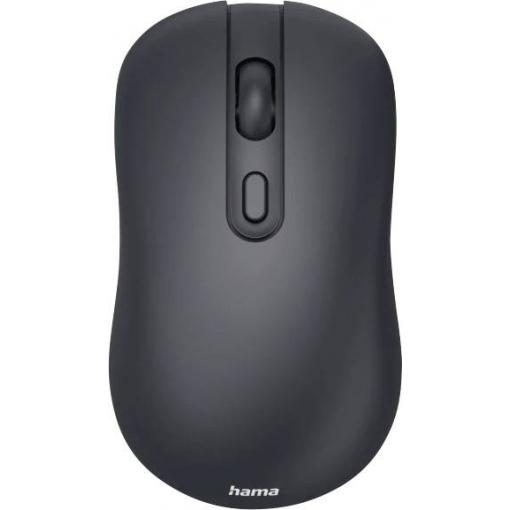 Hama WM-200 optická myš, přenos bezdrátový, 4 tlačítko, 1600 dpi, černá