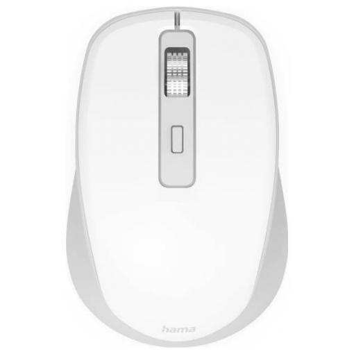 Hama WM-450 optická myš, přenos bezdrátový, 7 tlačítko, 1600 dpi, bílá