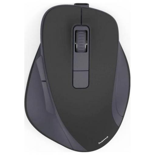 Hama WM-500 optická myš, přenos bezdrátový, 6 tlačítko, 1600 dpi, černá