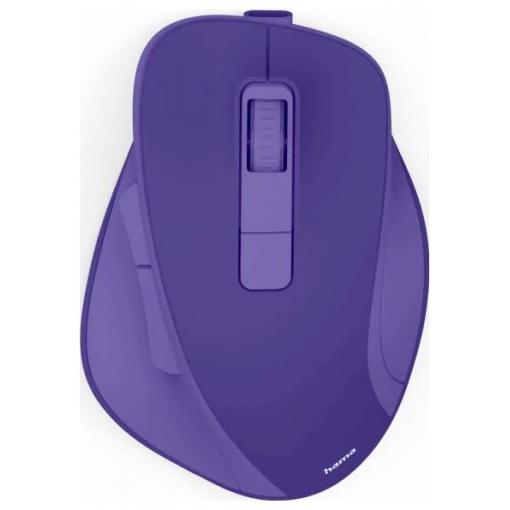 Hama WM-500 optická myš, přenos bezdrátový, 6 tlačítko, 1600 dpi, modrá