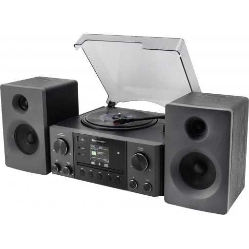 soundmaster stereo systém DAB+, FM, USB, MP3, Bluetooth, AUX, CD, funkce alarmu