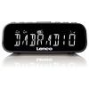 Lenco LENCO - DAB+ Uhrenradio Bluetooth CR-606BK sw CR-606BK radiobudík, DAB, FM, DAB+, Bluetooth, AUX, DAB, DAB+, FM, funkce alarmu, černá