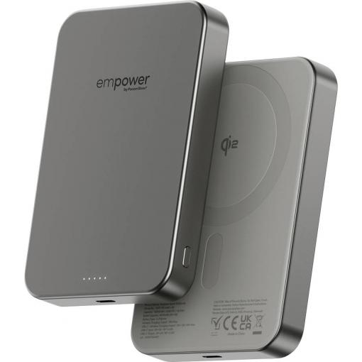 PanzerGlass empower Bank powerbanka 10000 mAh, MagSafe, Bezdrátové nabíjení Qi, USB-C®, Indikátor stavu