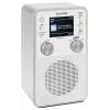 TechniSat DIGITRADIO 317 0001/3999 stolní rádio, DAB+, FM, FM, DAB+, Bluetooth, AUX, funkce alarmu, bílá