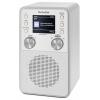 TechniSat DIGITRADIO 317 0001/3999 stolní rádio, DAB+, FM, FM, DAB+, Bluetooth, AUX, funkce alarmu, bílá