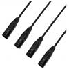 Adam Hall K4CATBOXXM3 audio, DMX, XLR adaptér [1x RJ45 - 4x XLR zástrčka 3pólová] 0.3 m