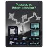 ICY BOX držák na stůl pro monitor Monitorständer für drei Monitore 3 Displej: (s) 76,2 cm (30) šedá, stříbrná