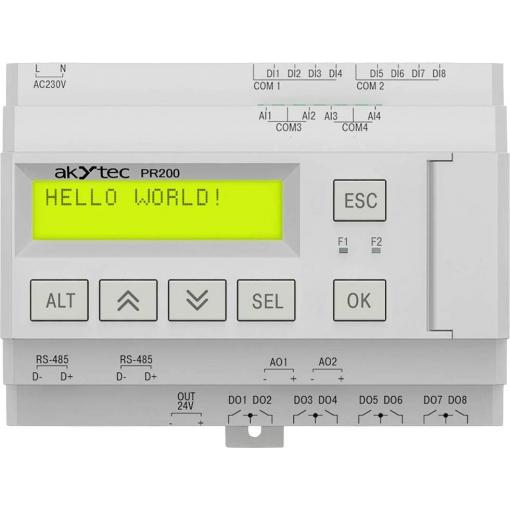akYtec PR200.24.3.2 148385 Řídicí relé pro PLC 24 V/DC