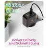 ICY BOX GaN Wandladegerät Adaptér USB-C, Qualcomm Quick Charge 3.0 , GaN, USB Power Delivery (USB-PD) , Nadproudová ochrana, Rychlonabíječka, USB-C® zástrčka,