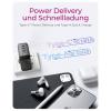 ICY BOX GaN Wandladegerät Adaptér USB-C, GaN, USB-C® zástrčka, 100 W, Power Delivery 3.0, černá