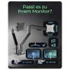ICY BOX držák na stůl pro monitor Monitorständer für zwei Monitore 2 Displej: (s) 81,3 cm (32) šedá, stříbrná