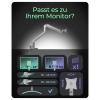ICY BOX Monitorständer für einen Monitor držák na stůl pro monitor 1 Displej: (s) 81,3 cm (32) šedá, stříbrná