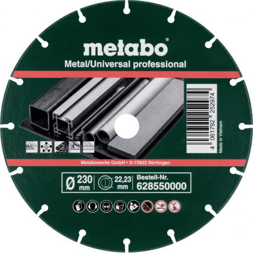Metabo 628550000 diamantový řezný kotouč 230 mm 1 ks kov
