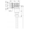 Escha AL-WWAK4-5/P00 připojovací kabel pro senzory - aktory, 8049343, piny: 4, 5.0 m, 1 ks