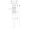 Escha AL-SKPS4-1-AL-SSPS4/S370 Spojovací kabel, 8051914, piny: 4, 1.0 m, 1 ks