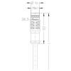 Escha AL-SKPS4-1-AL-SSPS4/S370 Spojovací kabel, 8051914, piny: 4, 1.0 m, 1 ks