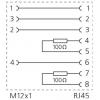 Escha IE-FKFDSY4-RJ45KS průchodka, 8069793, piny: 4, 8, 1 ks