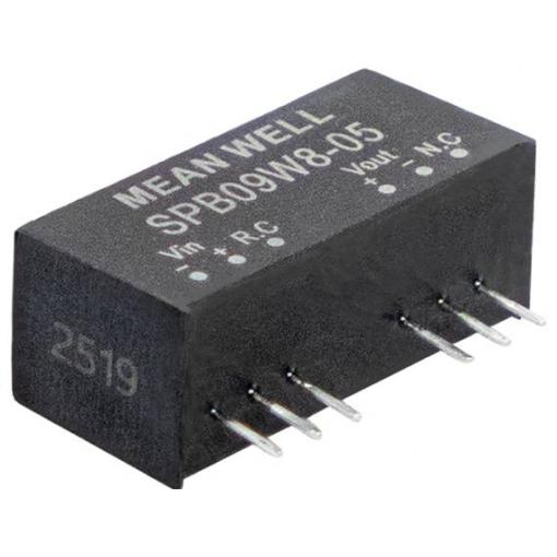 MEAN WELL SPB09W8-12 DC/DC měnič napětí 12 V 0.750 A 9 W Obsah 1 ks