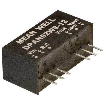 MEAN WELL DPAN02W8-15 DC/DC měnič napětí 0.067 A 2 W Obsah 1 ks