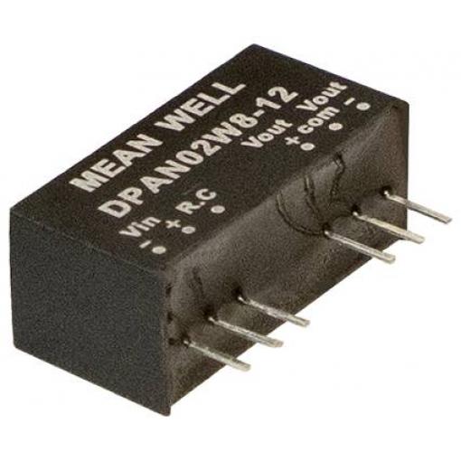 MEAN WELL DPAN02W8-12 DC/DC měnič napětí 0.083 A Obsah 1 ks
