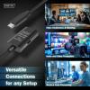 Digitus Kabel USB-C USB 3.2 Gen1, USB 3.2 Gen1, USB 3.0 USB-C®, USB-C ® zásuvka, USB-C ® zástrčka 5.00 m černá Aktivní se zesílením signálu, oboustranně