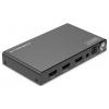 Digitus DS-55339 1 + 2 porty HDMI rozbočovač kovový ukazatel, LED ukazatel, se stavovými LED, Pro použití v interiérech 7680 x 4320 Pixel černá