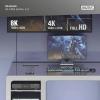 Digitus DS-55339 1 + 2 porty HDMI rozbočovač kovový ukazatel, LED ukazatel, se stavovými LED, Pro použití v interiérech 7680 x 4320 Pixel černá