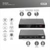 Digitus DS-55339 1 + 2 porty HDMI rozbočovač kovový ukazatel, LED ukazatel, se stavovými LED, Pro použití v interiérech 7680 x 4320 Pixel černá