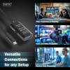 Digitus USB kabel USB 3.2 Gen1, USB 3.2 Gen1, USB 3.0 USB-C®, USB-C ® zástrčka, USB-A zásuvka 5.00 m černá Aktivní se zesílením signálu, oboustranně