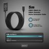 Digitus USB kabel USB 3.2 Gen1, USB 3.2 Gen1, USB 3.0 USB-C®, USB-C ® zástrčka, USB-A zásuvka 5.00 m černá Aktivní se zesílením signálu, oboustranně