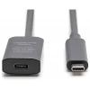 Digitus USB kabel USB 3.2 Gen2, USB 3.2 Gen2, USB 3.2 Gen1, USB 3.2 Gen1, USB 3.1 Gen2, USB 3.1 Gen1, USB 3.0 USB-C®, USB-C ® zásuvka, USB-C ® zástrčka 5.00 m