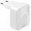 Hama USB nabíječka, GaN, USB Power Delivery (USB-PD) , USB-C®, 40 W, Power Delivery 3.0, QC 2,0, QC 3.0, bílá