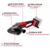 Einhell Professional TP-AG 36/230-22 Li BL - Solo 4431161 Akumulátorová úhlová bruska 230 mm, bezkartáčové, 36 V, 3.0 Ah