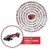 Einhell Professional TP-AG 36/230-22 Li BL - Solo 4431161 Akumulátorová úhlová bruska 230 mm, bezkartáčové, 36 V, 3.0 Ah