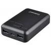 Intenso Intenso Power Bank B10000 black powerbanka Li-Ion, 10000 mAh, USB-A, USB-C®, černá, Indikátor stavu