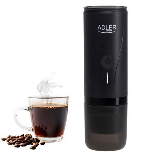 Přenosný elektrický tlakový kávovar Adler AD 4400, 20 barů, USB-C