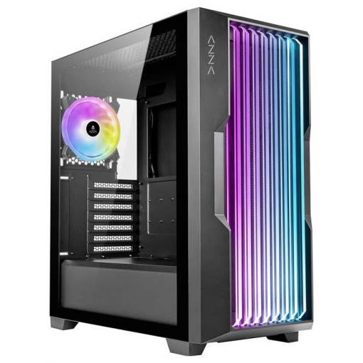AZZA AZZA PC Gaming Gehäuse Midi ATX Guardian midi tower herní pouzdro černá