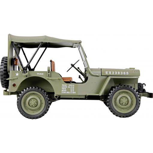 Amewi Jeep Willys MB Scale Crawler komutátorový 1:14 RC model auta elektrický Crawler 4WD (4x4)