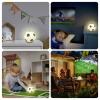 Ansmann LED-Silikonlicht Fußball wiederaufladbar 1800-0099 LED světelná koule, LED noční světlo LED